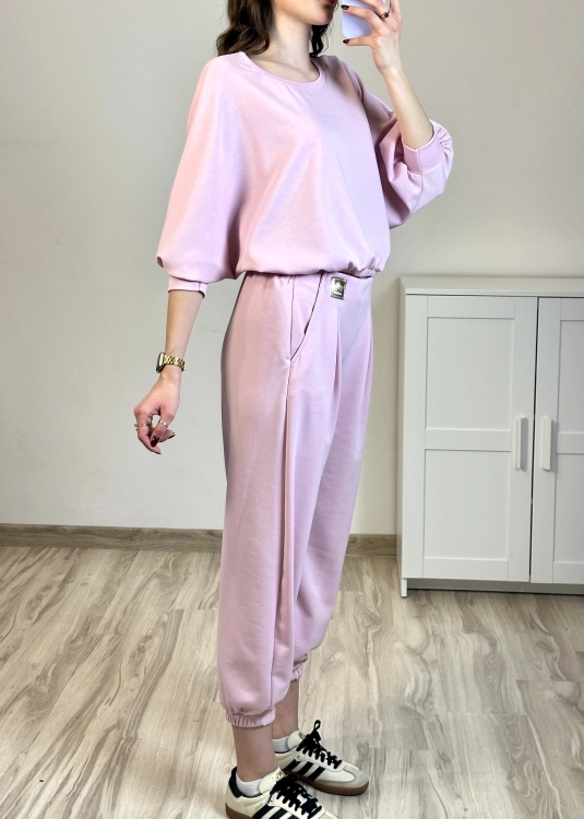 stylowy komplet wiskozowy na co dzień modny dres damski wygodny outfit
