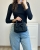 elegancka czarna torebka z kokardą na specjalne okazje mała czarna torebka z przegrodą i kieszonkami kokarda torebka damska czarna komunia wesele mała z kokardą mini bag czarny z kokardą pasek na ramię damska