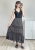 spódnica bawełniana maxi rozkloszowana spódnica maxi z gumką w talii bawełniana spódnica maxi styl boho koronkowa
