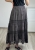 spódnica maxi wygodna na co dzień spódnica maxi z falbanami styl boho spódnica bawełniana maxi kobieca