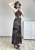 spódnica maxi casual boho spódnica maxi z falbanami styl boho spódnica maxi wygodna na co dzień