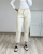 spodnie kremowe damskie mom fit spodnie mom fit prosta nogawka spodnie kremowe casual styl