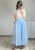 spódnica maxi letnia damska lekka stylizacja z koszulą długa spódnica damska wygodna stylizacja casual elegancka