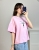 t-shirt damski basic z nadrukiem anioła, wygodny fason na co dzień koszulka damska z bawełny z subtelnym nadrukiem anioła, polska marka t-shirt z krótkim rękawem i prostym nadrukiem anioła