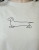 t-shirt z nadrukiem psa wygodny i uniwersalny minimalistyczny t-shirt z nadrukiem jamnika