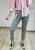 Szare spodnie jeansowe damskie Wygodne jeansy damskie na co dzień Jeansy damskie o kroju mom fit