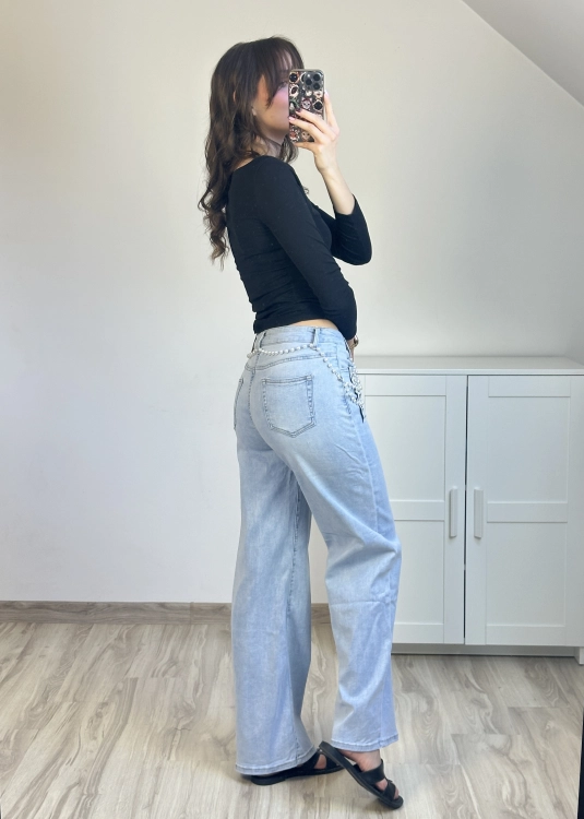 elastyczne spodnie jeansowe damskie spodnie jeansowe jeansy damskie casual