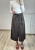 Spódnica midi z wiązaną talią damska Elegancka spódnica z wiskozą i lyocellem
