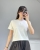 Biały bawełniany tshirt z minimalistycznym serduszkiem baza do stylizacji