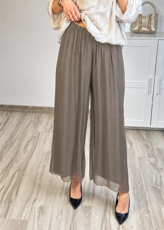jedwabne spodnie z wiskozową podszewką fango piękne eleganckie damskie spodnie