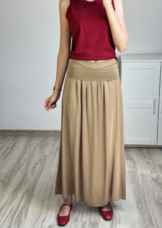 Komfortowa spódnica maxi do codziennych stylizacji