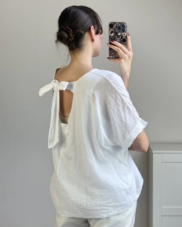 Luźna bluzka damska oversize na lato