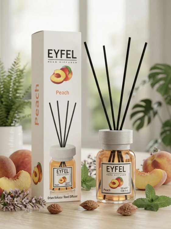 Eyfel dyfuzor zapachowy patyczki brzoskwinia peach odświeżacz powietrza