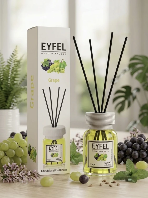 Eyfel odświeżacz powietrza dyfuzor patyczki zapachowe grape winogrono
