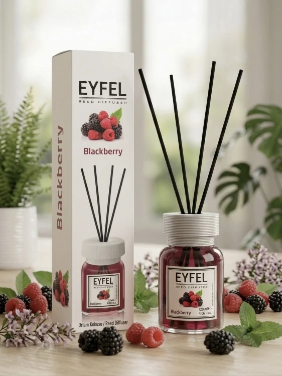 Eyfel odświeżacz powietrza dyfuzor patyczki zapachowe owoce leśne blackberry
