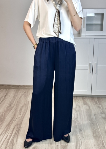 spodnie damskie wide leg satyna wiskoza komfort elegancja codzienny look premium