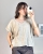 bluzka damska beżowa haftowana elegancka bluzka damska styl naturalny