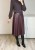 Elegancka spódnica z ekoskóry midi