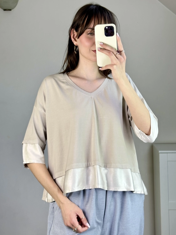 bluzka damska bawełniana oversize elegancka