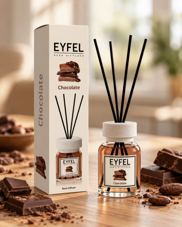 Eyfel Odświeżacz Powietrza Patyczki Zapachowe Czekolada 120 ml