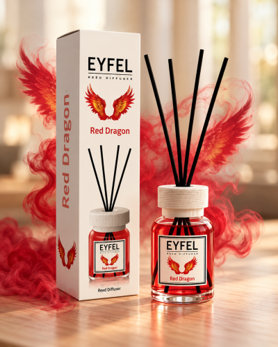 Eyfel Odświeżacz Powietrza Patyczki Zapachowe Red Dragon 120 ml