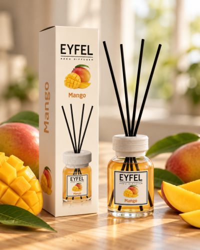 Eyfel Odświeżacz Powietrza Patyczki Zapachowe Mango 120 ml