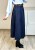 Spódnica midi z zamszową fakturą i paskiem