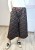 Eleganckie spodnie culotte w kratę – brązowe