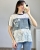 Bluzka oversize styl casual wygodna Bluzka koronkowa nowoczesny fason